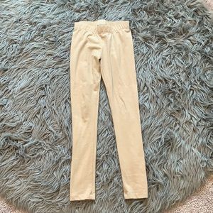 Shiny Gold Metallic Leggings